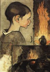 Louis Anquetin Child's Profile and Study for a Still Life china oil painting image